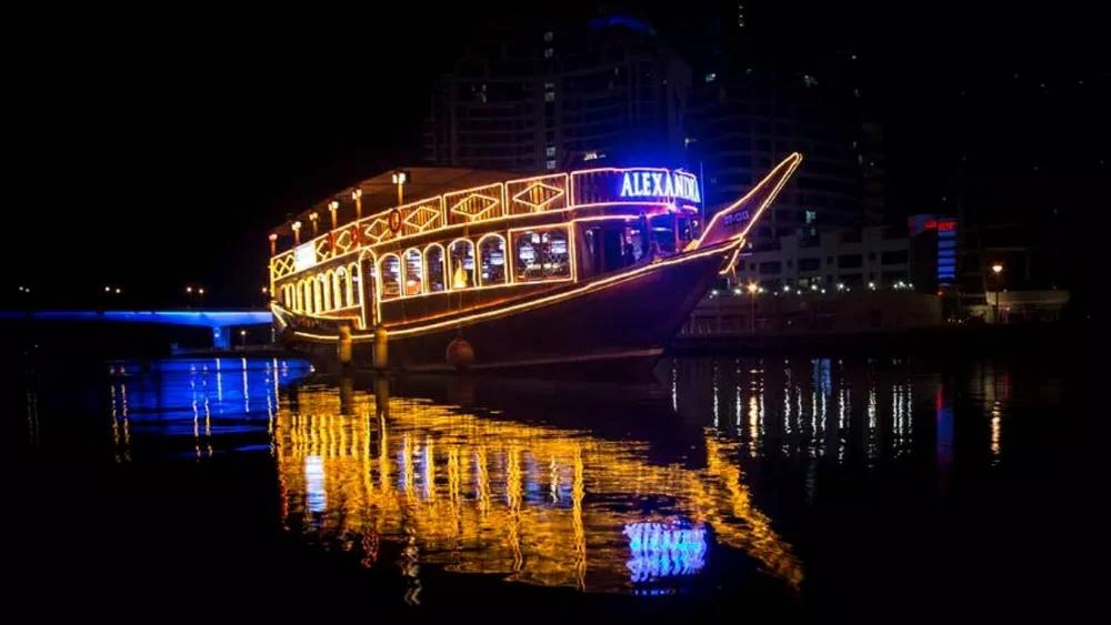 Boat departs